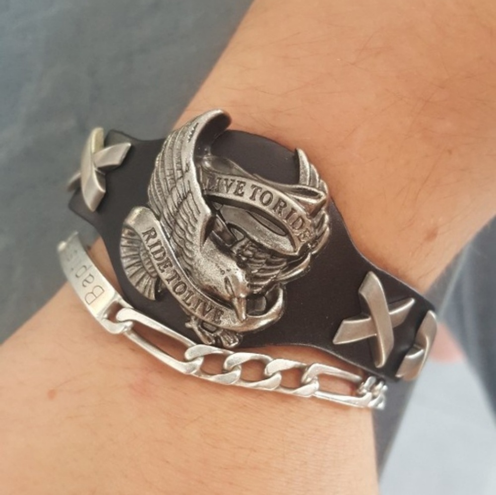 HARLEY DAVIDSON EAGLE BRACELET (UNISEX) - Picture 5 of 6